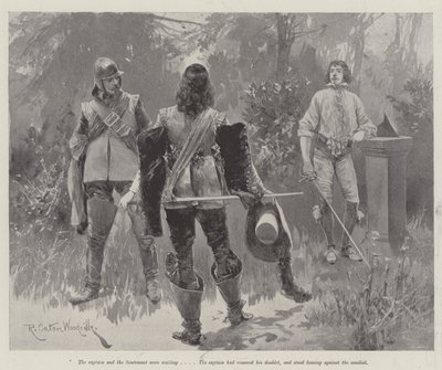 Bajo la túnica roja, por Stanley J Weyman de Richard Caton Woodville junior